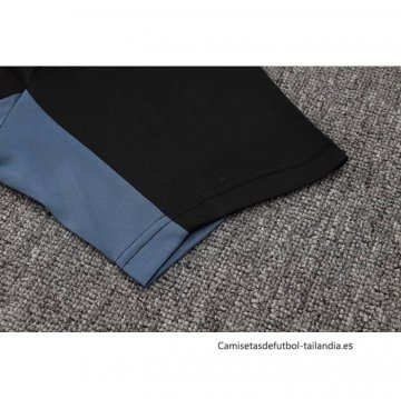 Chandal del Manchester United Manga Corta 2024-2025 Negro - Pantalon Corto
