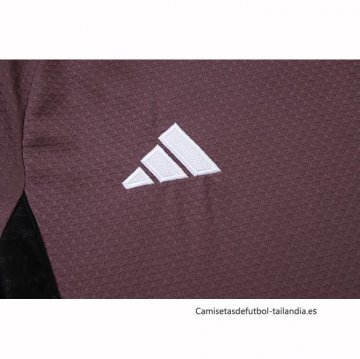 Chandal del Manchester United Manga Corta 2025-2026 Marron - Pantalon Corto