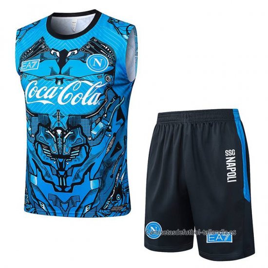 Chandal del Napoli Sin Mangas 2025-2026 Azul - Haga un click en la imagen para cerrar