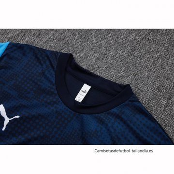 Chandal del Olympique Marsella Manga Corta 2025-2026 Azul - Pantalon Corto