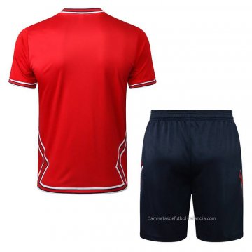 Chandal del Paris Saint-Germain Jordan Manga Corta 2022-2023 Rojo - Pantalon Corto