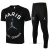 Chandal del Paris Saint-Germain Manga Corta 2021-2022 Negro Chandal del Paris Saint-Germain Manga Corta 2021-2022 Negro
