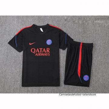 Chandal del Paris Saint-Germain Manga Corta 2026-2027 Negro - Pantalon Corto