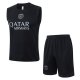 Chandal del Paris Saint-Germain Sin Mangas 2025-2026 Negro