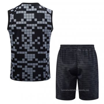 Chandal del Paris Saint-Germain Sin Mangas 2023-2024 Negro y Gris