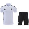 Chandal del Real Madrid Manga Corta 2022-2023 Blanco y Purpura - Pantalon Corto Chandal del Real Madrid Manga Corta 2022-2023 Blanco y Purpura - Pantalon Corto