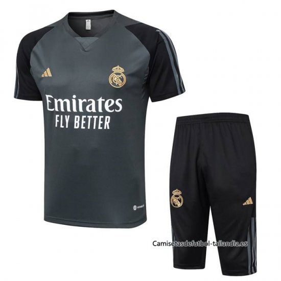 Chandal del Real Madrid Manga Corta 2023-2024 Verde - Pantalon Corto - Haga un click en la imagen para cerrar