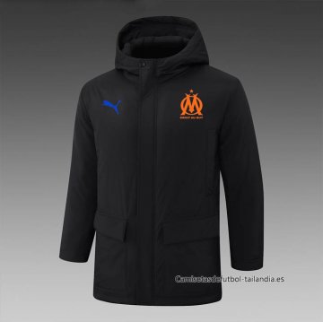 Chaqueta Invierno del Olympique Marsella 2024-2025 Negro