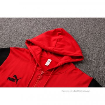 Chaqueta con Capucha del AC Milan 2021-2022 Rojo