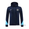Chaqueta con Capucha del Chelsea 2024-2025 Azul Chaqueta con Capucha del Chelsea 2024-2025 Azul