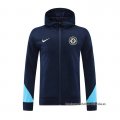 Chaqueta con Capucha del Chelsea 2024-2025 Azul