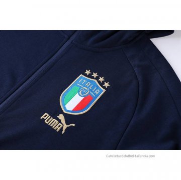Chaqueta con Capucha del Italia 2022-2023 Azul