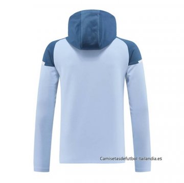 Chaqueta con Capucha del Manchester City 2024-2025 Azul