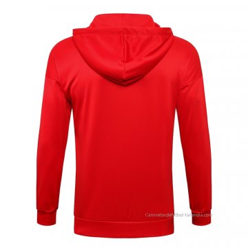Chaqueta con Capucha del Paris Saint-Germain 2021-2022 Rojo
