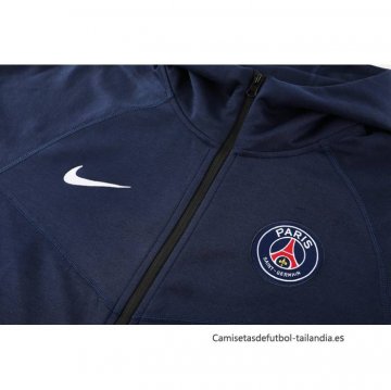 Chaqueta con Capucha del Paris Saint-Germain 2024-2025 Azul
