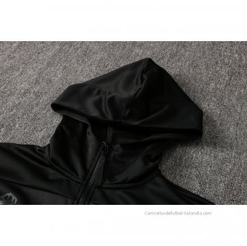 Chaqueta con Capucha del Real Madrid 2021-2022 Negro