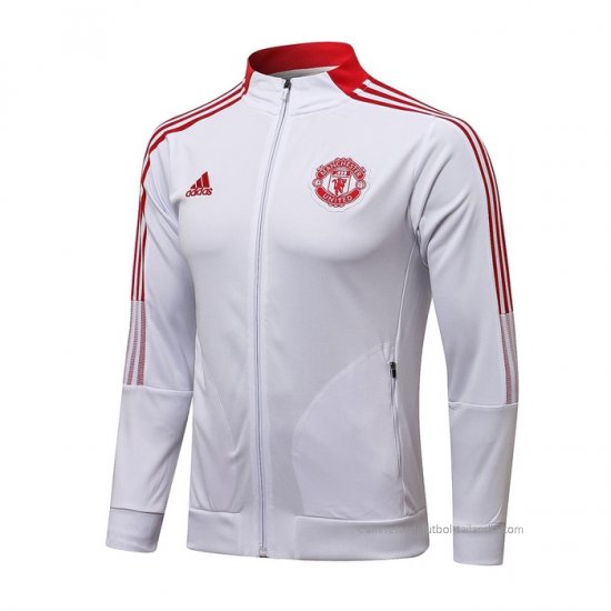 Chaqueta del Manchester United 2021-2022 Blanco - Haga un click en la imagen para cerrar