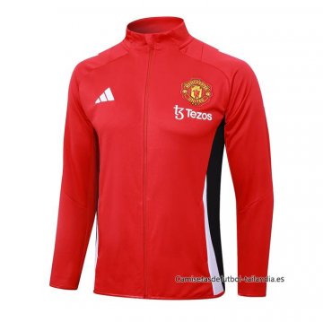 Chaqueta del Manchester United 2024-2025 Rojo Chaqueta del Manchester United 2024-2025 Rojo