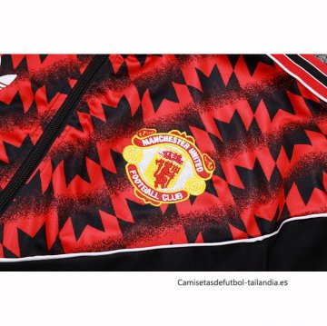 Chaqueta del Manchester United 2025-2026 Negro Rojo