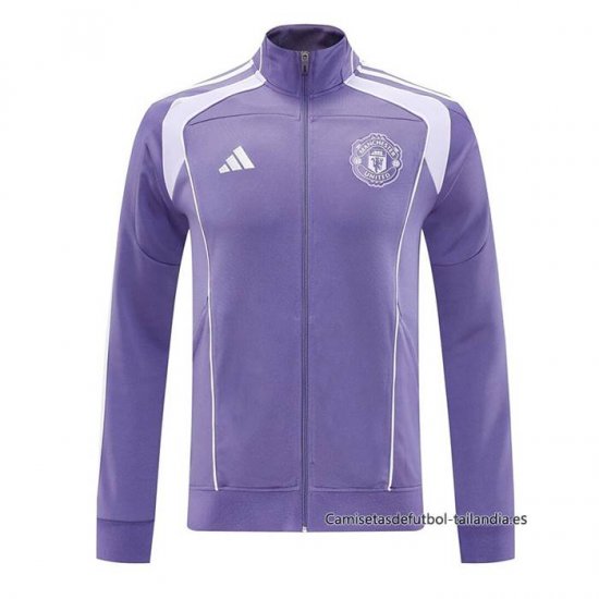 Chaqueta del Manchester United 2025-2026 Purpura - Haga un click en la imagen para cerrar