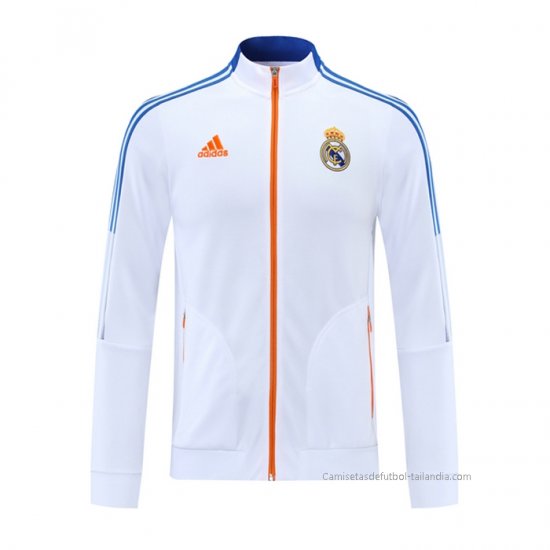 Chaqueta del Real Madrid 2021-2022 Blanco - Haga un click en la imagen para cerrar