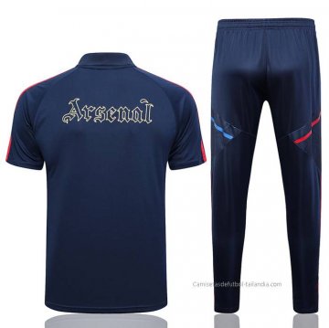 Conjunto Polo del Arsenal 2023-2024 Azul