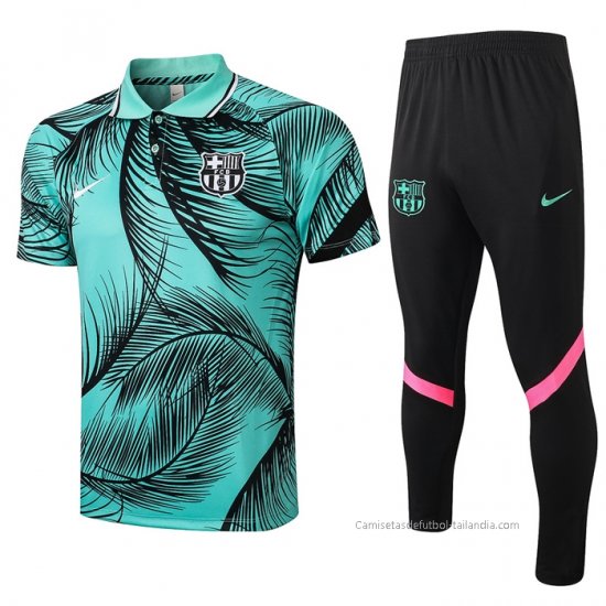 Conjunto Polo del Barcelona 2021 Verde - Haga un click en la imagen para cerrar