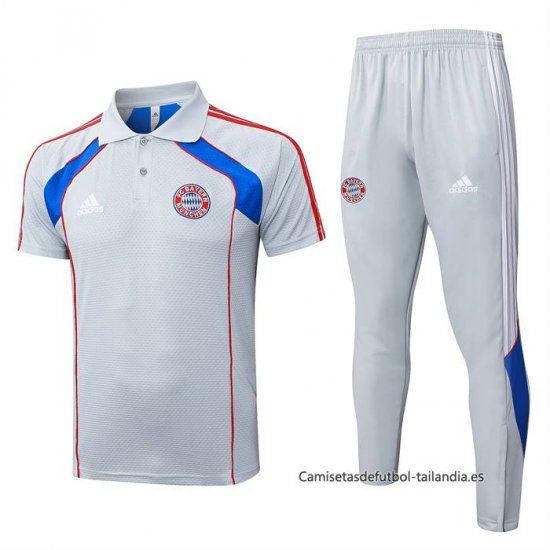 Conjunto Polo del Bayern Munich 2025-2026 Gris - Haga un click en la imagen para cerrar