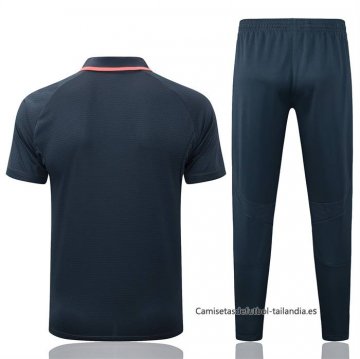 Conjunto Polo del Bayern Munich 2025-2026 Gris Naranja