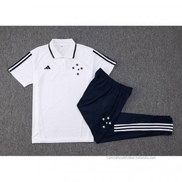 Conjunto Polo del Cruzeiro 2023-2024 Blanco