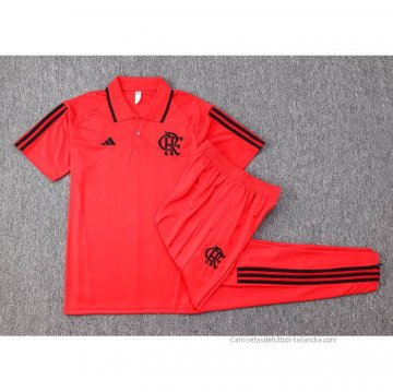 Conjunto Polo del Flamengo 2023-2024 Rojo