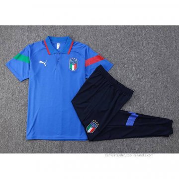 Conjunto Polo del Italia 2022-2023 Azul