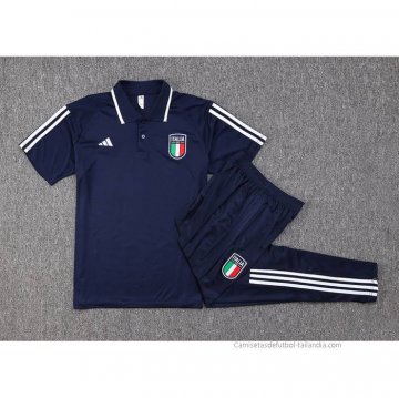 Conjunto Polo del Italia 2023-2024 Azul