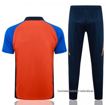 Conjunto Polo del Juventus 2024-2025 Naranja