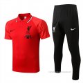 Conjunto Polo del Liverpool 2022-2023 Rojo