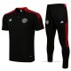 Conjunto Polo del Manchester United 2021-2022 Negro