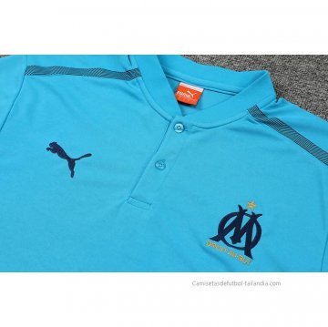 Conjunto Polo del Olympique Marsella 2022-2023 Azul