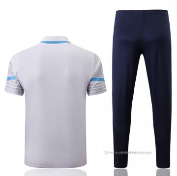 Conjunto Polo del Olympique Marsella 2022-2023 Blanco