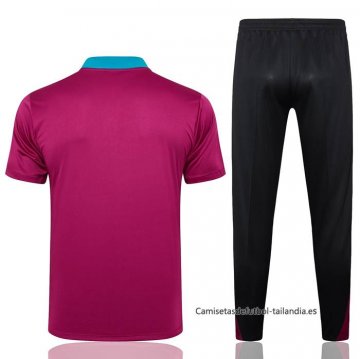 Conjunto Polo del Paris Saint-Germain 2024-2025 Purpura