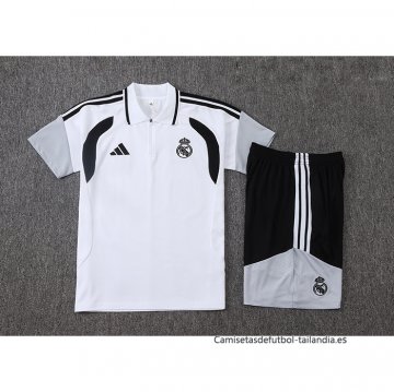 Conjunto Polo del Real Madrid 2026-2027 Blanco
