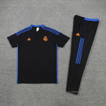 Conjunto Polo del Real Madrid 2022-2023 Negro y Azul