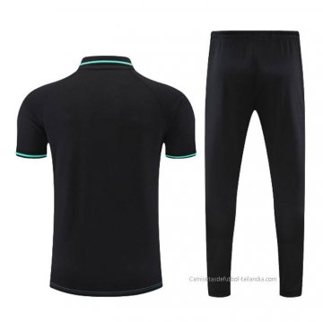 Conjunto Polo del Real Madrid 2022-2023 Negro y Verde