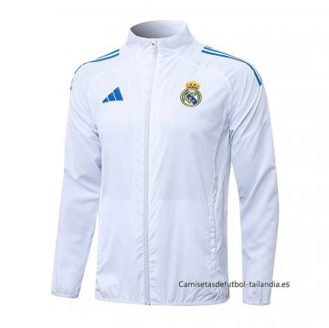 Rompevientos del Real Madrid 2025-2026 Blanco