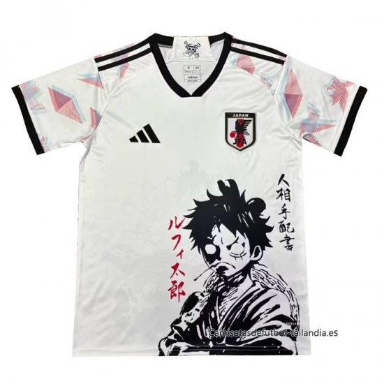 Tailandia Camiseta Japon Anime Luffy 2024-2025 Blanco - Haga un click en la imagen para cerrar