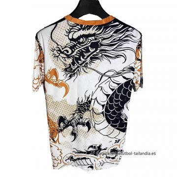 Tailandia Camiseta Real Madrid Dragon 2025-2026 Blanco Negro